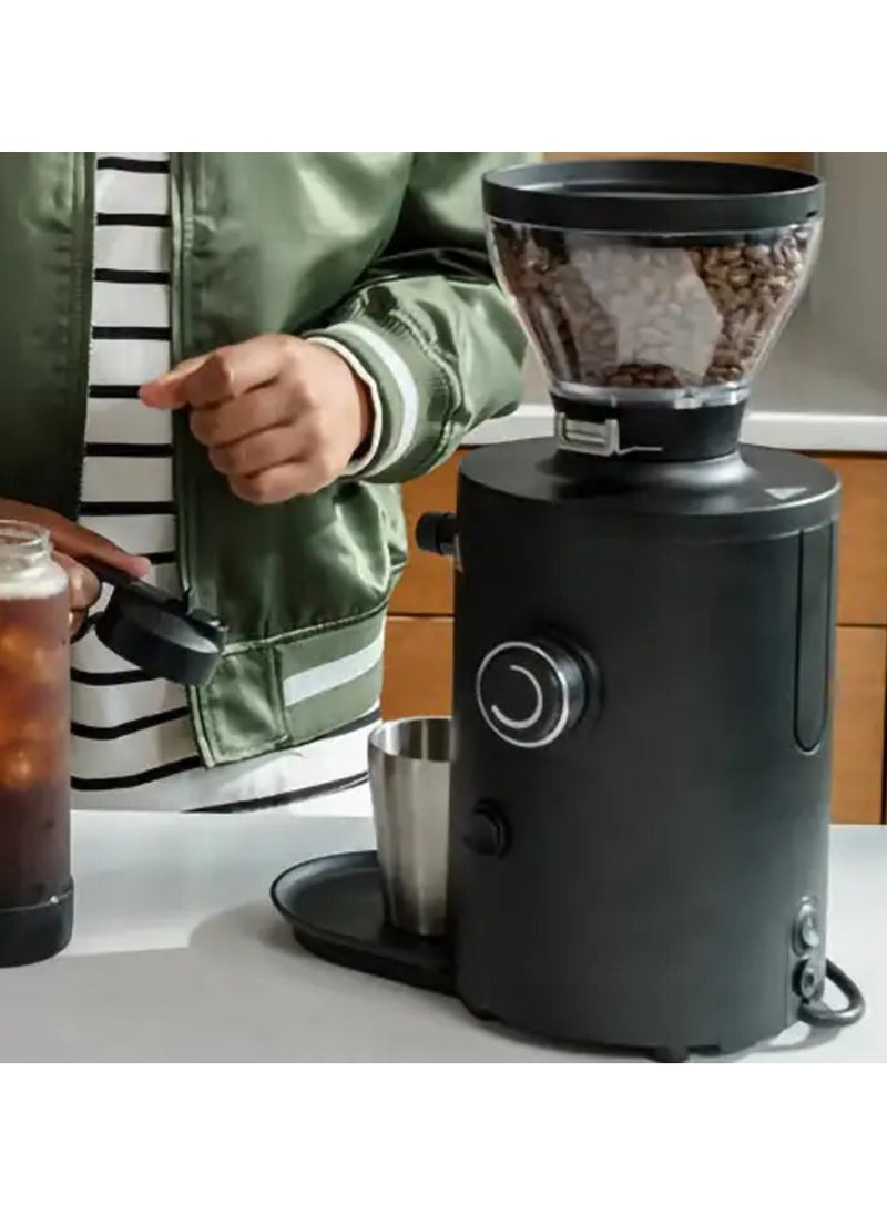 X54 Allrounder Home Electric Coffee Grinder, Easily Swappable Fronts for Espresso to Cold Brew, 54mm Flat Steel Burr With 1-2.8g of Coffee Grinding Capacity/sec, Multifunctional LED Display, App Connectivity through Wifi, 220-240 V, 50/60 Hz, 250g Bean Hopper - Black