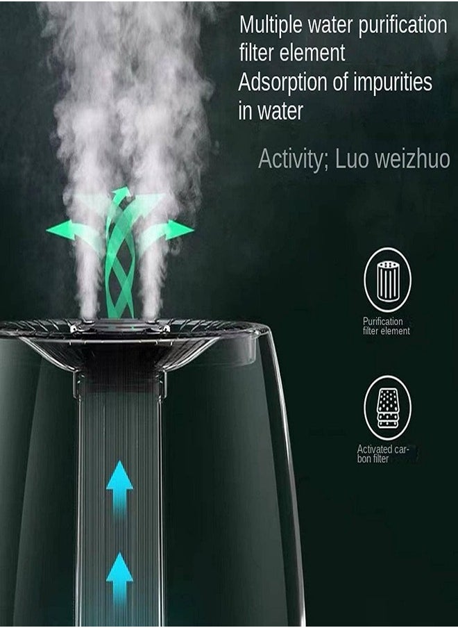 Humidifier, 6.8 Liter Air Humidifier, Ultrasonic Cool Mist Humidifier for Large Rooms with Aroma Diffusion, Ultra Silent, For Babies, Nurseries, Whole House Humidifier