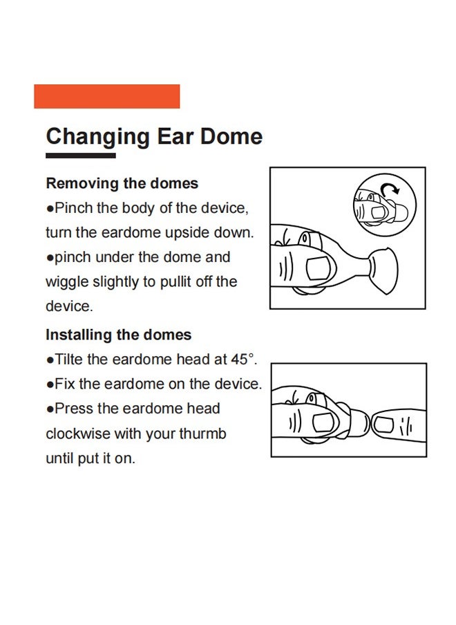 Hearing Aids, Invisible Magnetic Assistive Listening Devices, Contact Charging Box with LED Power Display (Black)