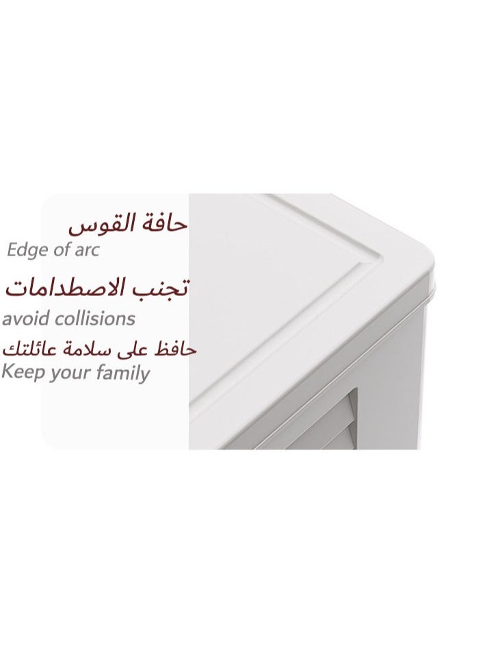 Multi-layer Foldable Plastic Storage Drawer, Drawer Unit, Box, Plastic Organizing Cupboard,3 boxs
