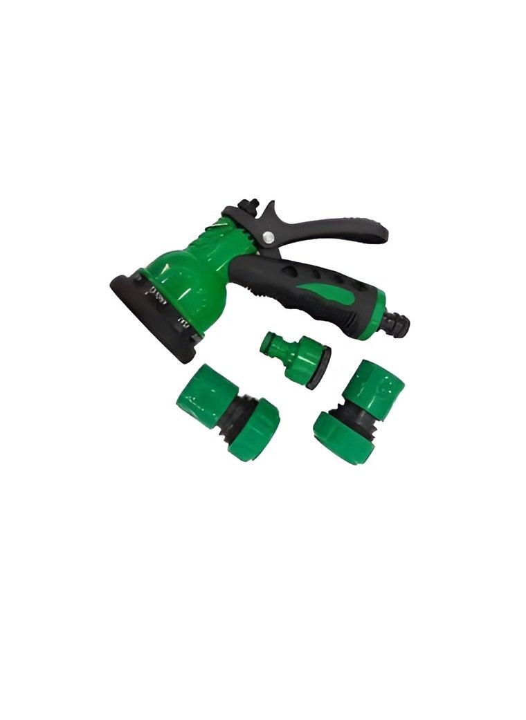 Garden Water Hose Reinforced 3/4 Inch 50 Meter with Garden Shower and Reducers