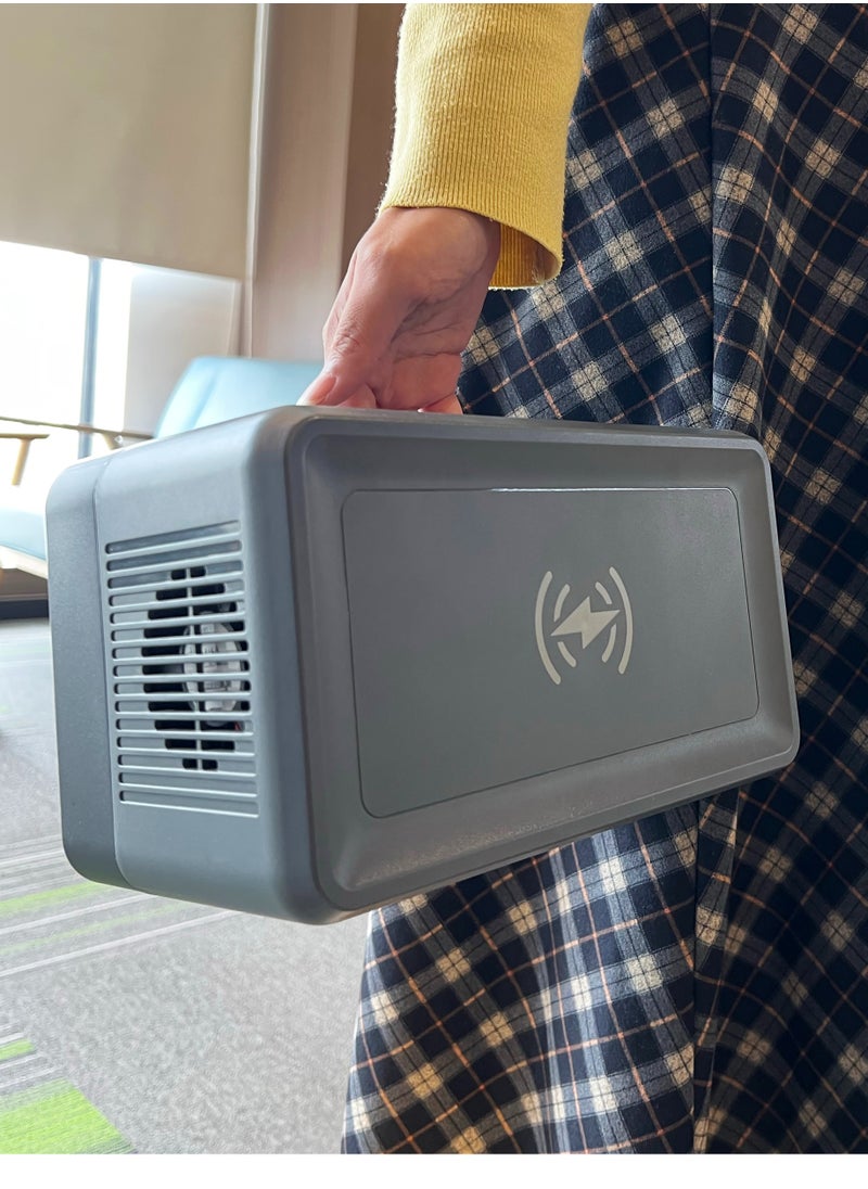 Portable Power Generator Fast Charging 76800mAh 300W - Black