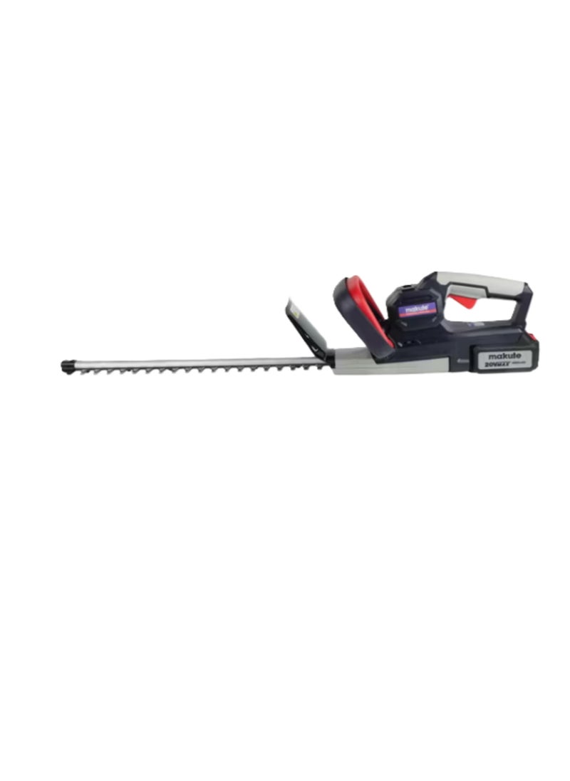 Cordless Hedge Trimmer Grass shear 20V High-Speed Cutting with 480mm Blade,18,500 RPM, 1 Battery Included for  trimming cutting pruning hedges or solitary shrubs or bushes(CHT121-BL)