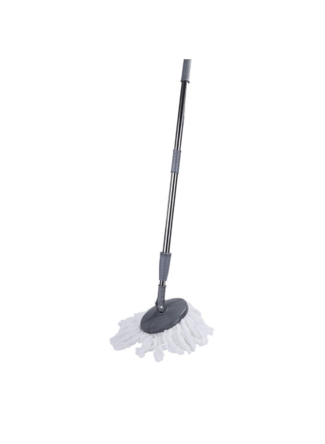 Royalbright Elegant Spin Easy Mop 16L Bucket Capacity 360Degree Rotation Hands Free 100% Micro Fibre Non Splash Made In Turkey Multicolour 48x27x27 Cm