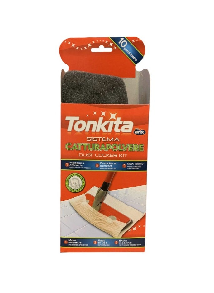 Tonkita Dust Locker Kit Tk026: Effortless and Thorough Floor Cleaning for All Floor Types