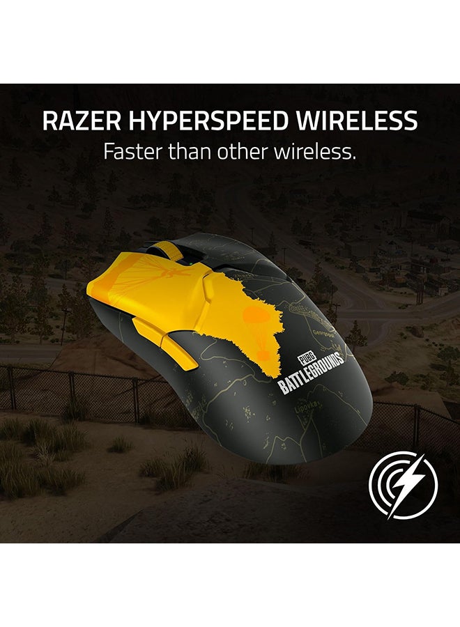 Razer Viper V2 Pro HyperSpeed Wireless Gaming Mouse - PUBG Battleground Edition, 59g Ultra Lightweight, Optical Switches Gen-3-30K DPI Optical Sensor, 80 Hour Battery - Black