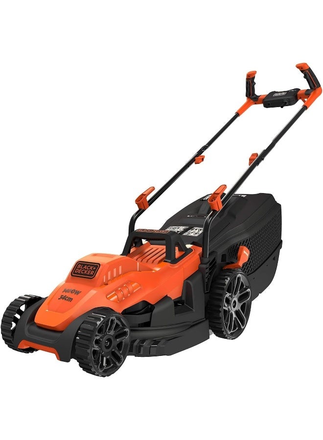 Mower With Ergonomic Handle Orange/Black