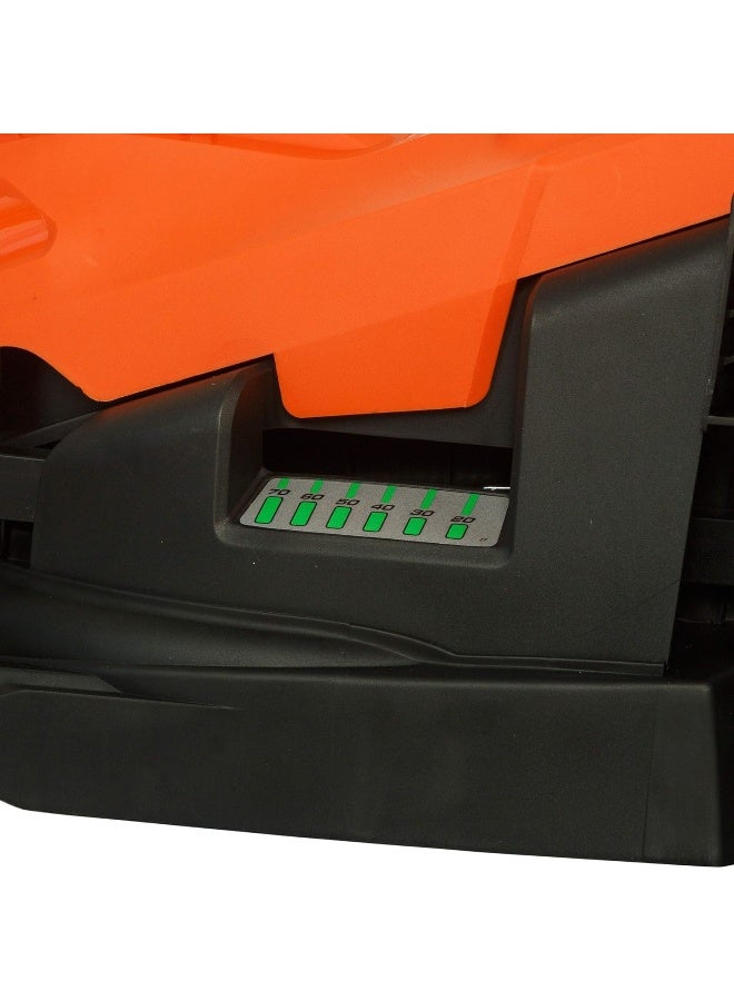 Mower With Ergonomic Handle Orange/Black