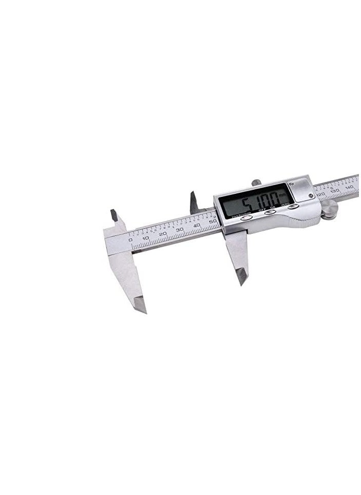 Stainless LCD Electronic Digital Vernier Caliper Micrometer Gauge 150mm To 6inch