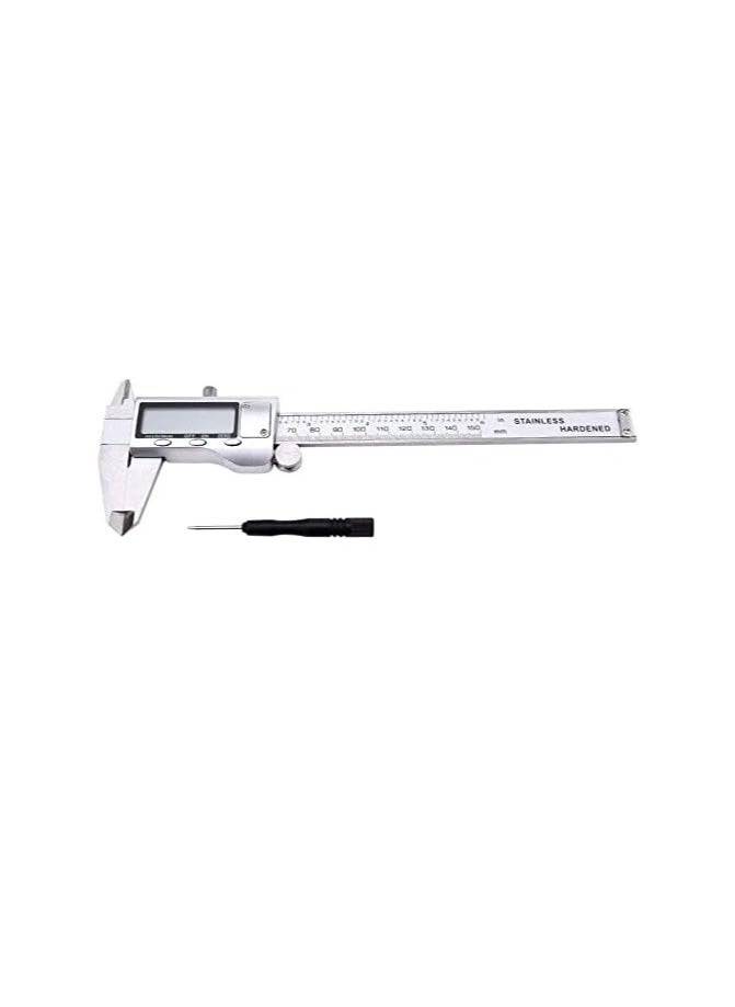 Stainless LCD Electronic Digital Vernier Caliper Micrometer Gauge 150mm To 6inch