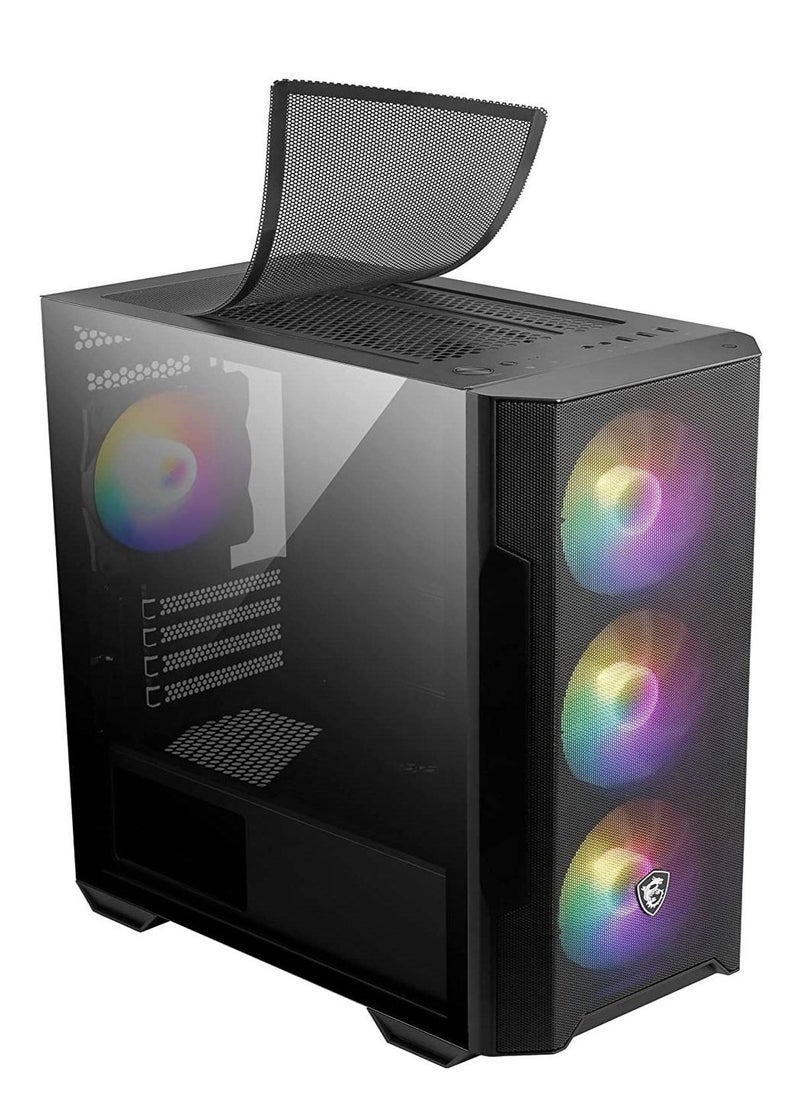 Black Phantom X Gaming PC - Intel Core i7-14700F Processor, 20 Cores & 28 Threads, DDR5 32GB (2*16) Ram, Nvidia GeForce RTX 4060 OC Edition 8GB GDDR6 Graphics Card, 1TB NVMe M.2 SSD, 2 Fan AIO Liquid Cooler, 650W Power Supply, Windows11 Pro | Wi-Fi