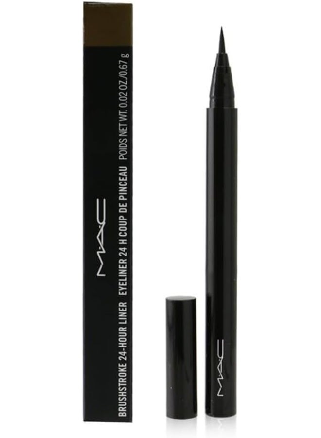 BRUSHSTROKE 24-HOUR LINER BRUSHBLACK Black