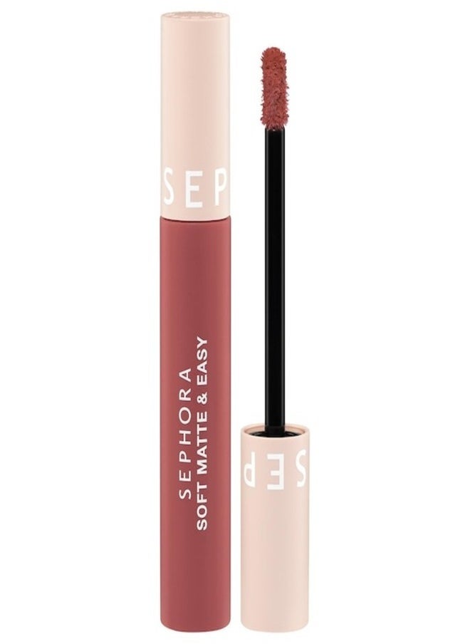 Sephora Collection Soft Matte & Easy - Smooth Matte Lip Color 4 Laid Back - mauve pink (4.5ml)