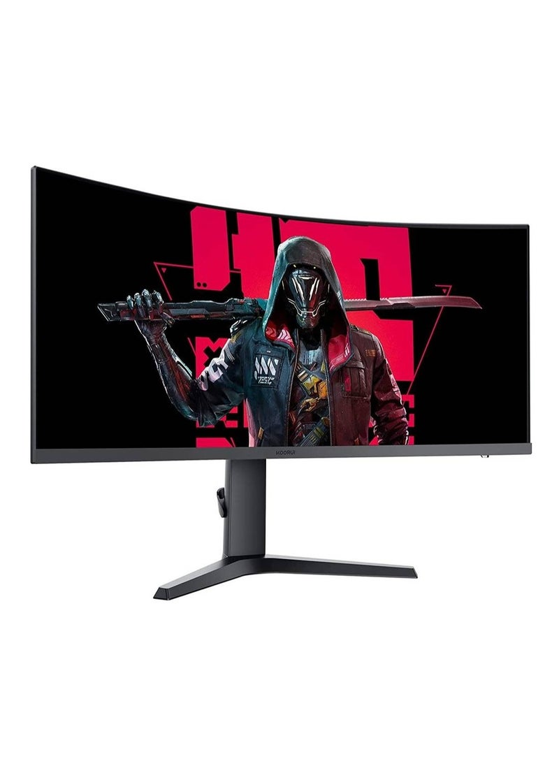 34-Inch VA WQHD Curved Gaming Monitor, 165Hz Refresh Rate, 21:9 Aspect Ratio, 1ms Refresh Rate, FreeSync/G-Sync Technology, VESA Compatible, DP1.2/DP1.4, Black | 34E6UC