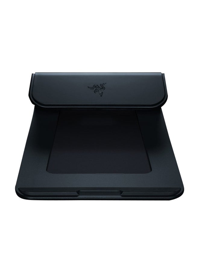 Razer Laptop Stand Chroma V2: USB C Hub with 4K HDMI, 2 USB 3.1, PD 100W - Ergonomic Design - Anodized Aluminum Construction - Customizable Chroma RGB Lighting - Matte Black