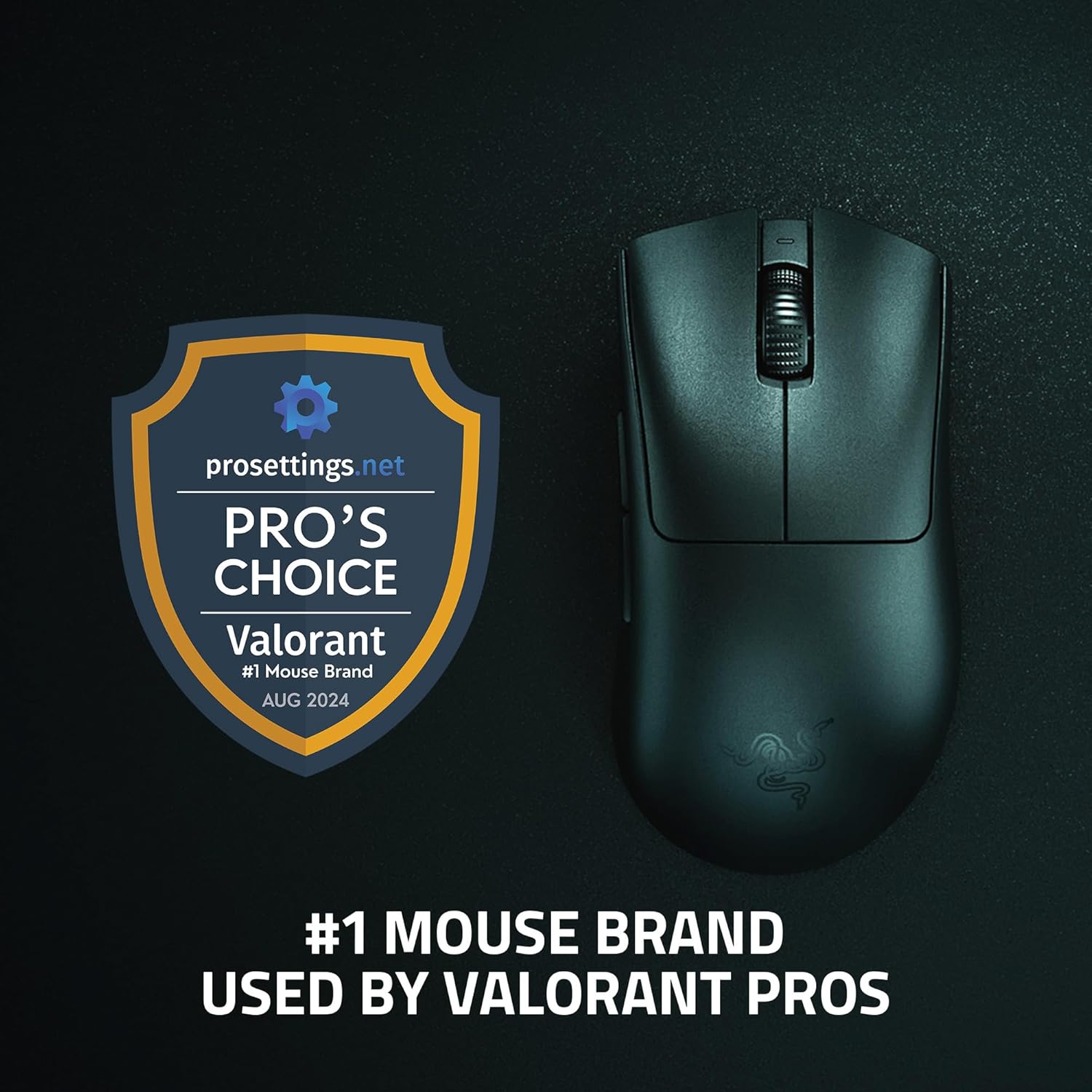 DeathAdder V3 Pro Wireless Gaming Mouse + Hyperpolling Wireless Dongle: 63g Ultra Lightweight - Focus Pro 30K Optical Sensor - Optical Switches Gen-3-5 Programmable Buttons - Black