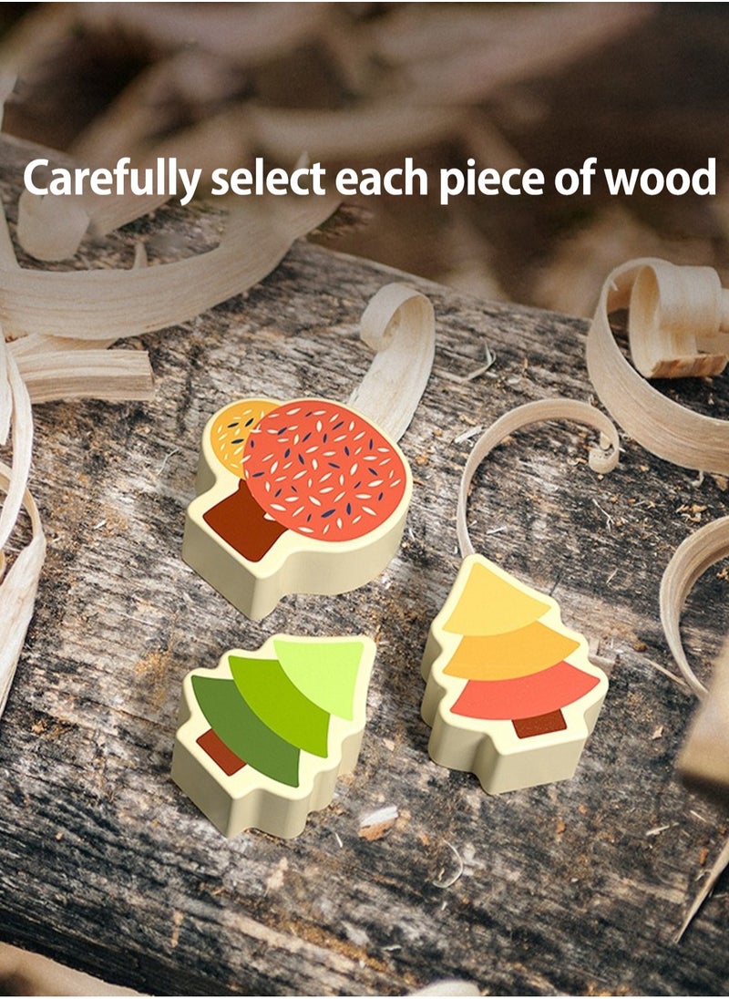 Wooden building block toy set, consisting of 122pcs of colorful urban architecture and animal themed stacked toys, suitable for preschool education toys for boys and girls