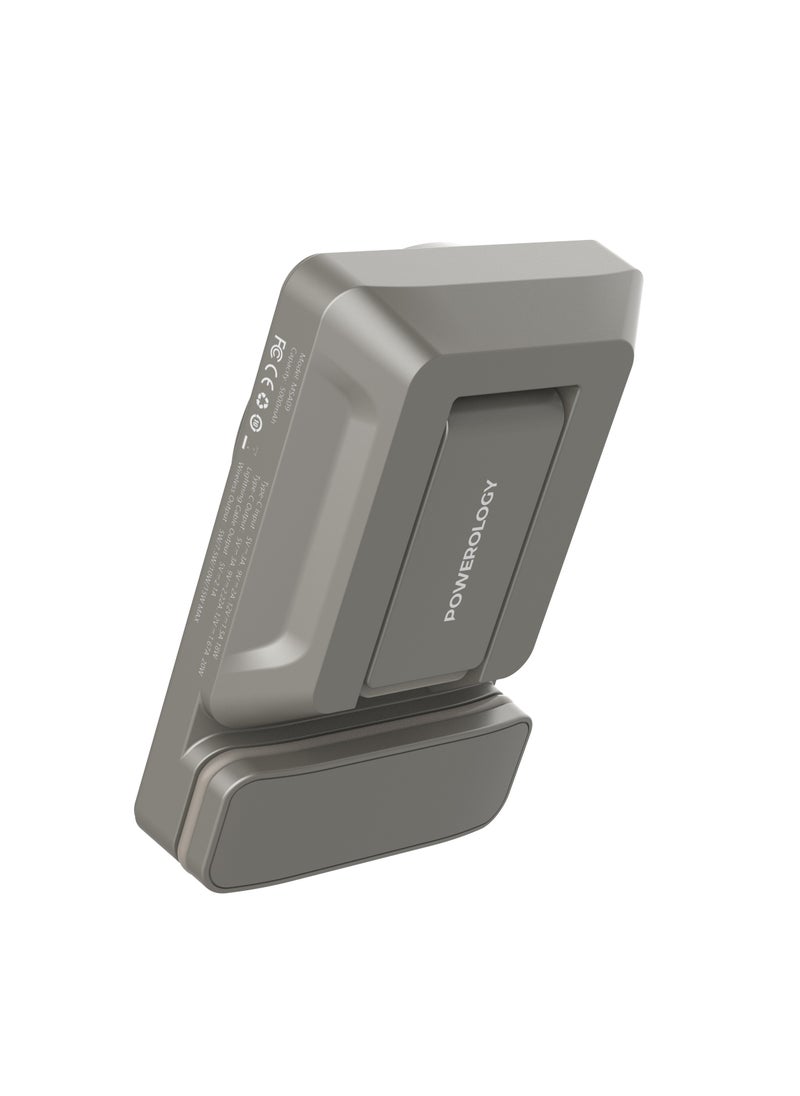 5000mAh Power Bank MagSafe Charging Air-Vent Mount/ 20W Power Delivery- Titanium