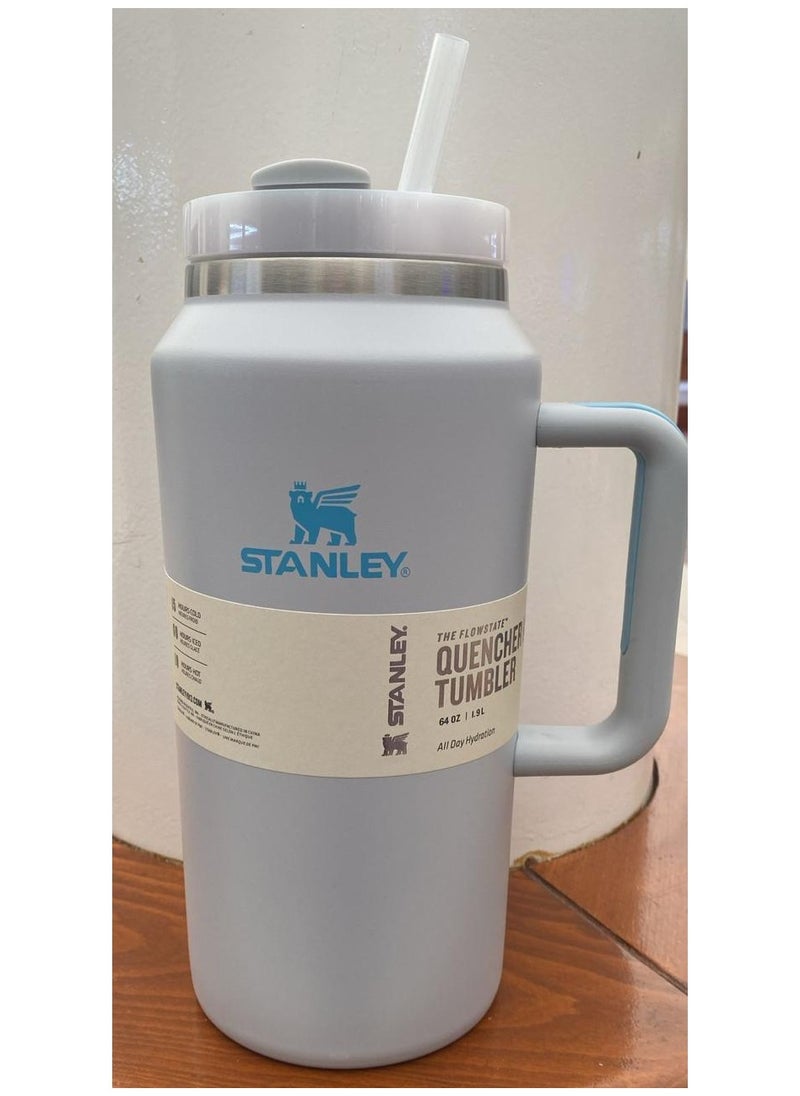 Stanley Insulated mug with straw lid, for water, Iced Tea, Coffee, Juice and Smoothie 60 oz.