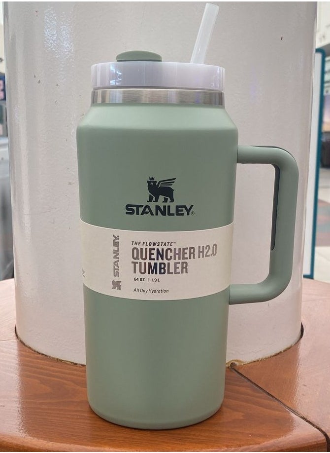 Stanley Insulated mug with straw lid, for water, Iced Tea, Coffee, Juice and Smoothie 60 oz.