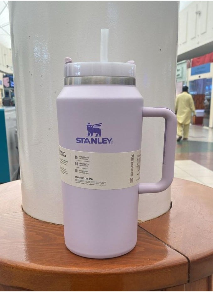 Stanley Insulated mug with straw lid, for water, Iced Tea, Coffee, Juice and Smoothie 60 oz.