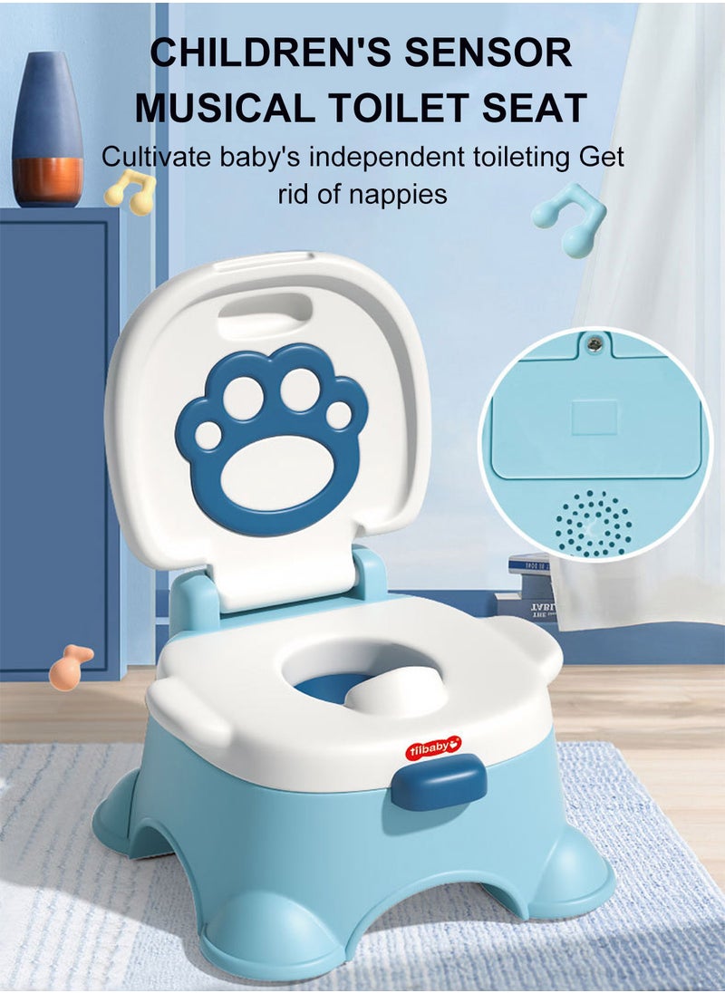 Baby Potty Seat, Portable Training Tollet Chair, Toddlers Kids Potty Chair With High Back Support