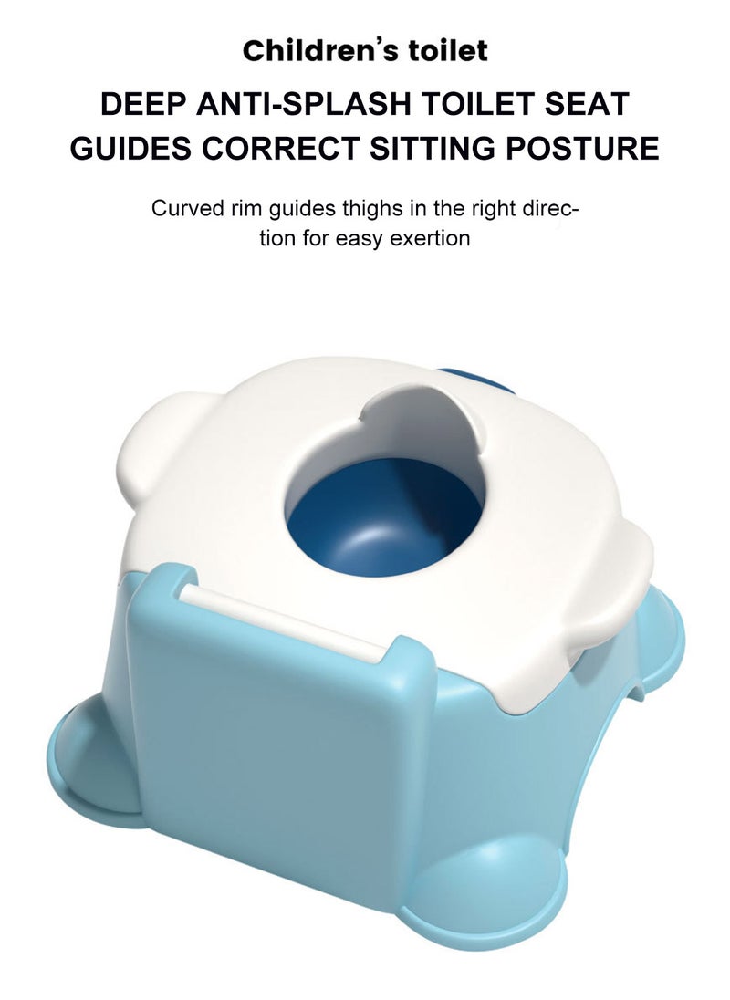 Baby Potty Seat, Portable Training Tollet Chair, Toddlers Kids Potty Chair With High Back Support