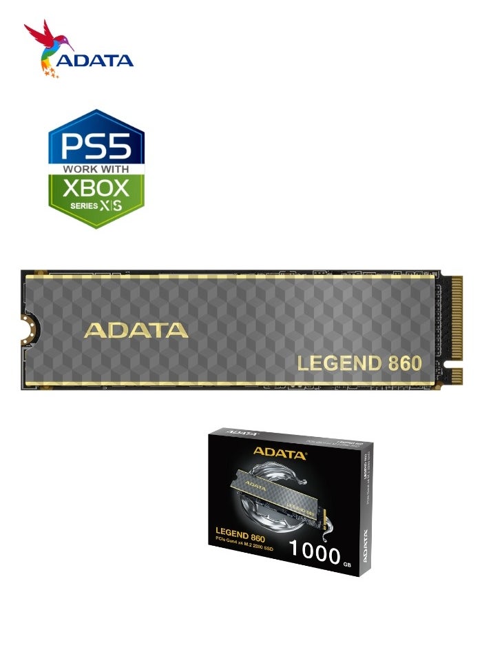 LEGEND 860 1000 GB Solid State Drive NVMe SSD for Laptop Desktop PS5 XBOX | PCIe Gen4x4 M.2 2280