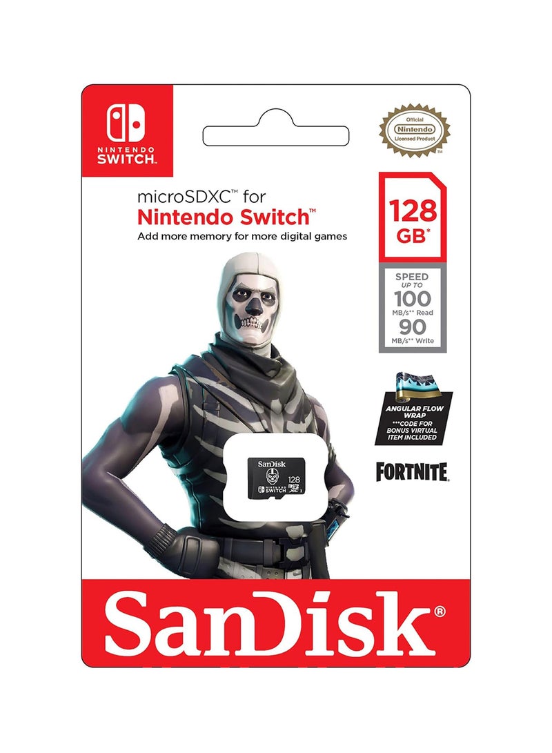 128GB microSDXC-Card Licensed for Nintendo-Switch, Fortnite Edition - SDSQXAO-128G-GN6ZG 128 GB