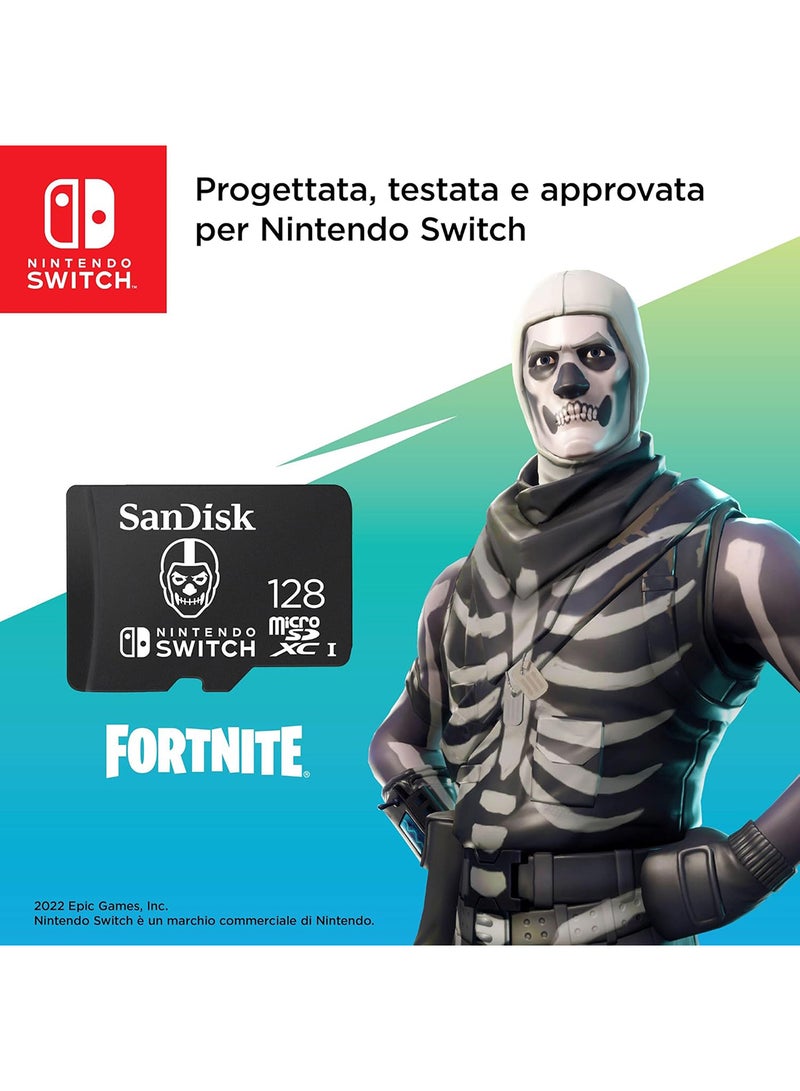 128GB microSDXC-Card Licensed for Nintendo-Switch, Fortnite Edition - SDSQXAO-128G-GN6ZG 128 GB