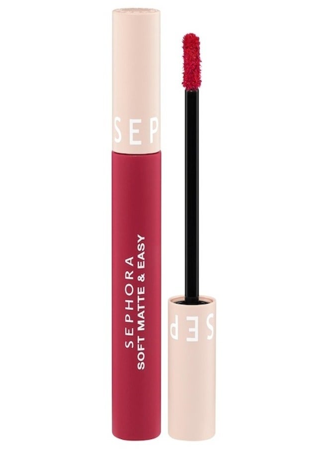 Sephora Collection Soft Matte & Easy - Smooth Matte Lip Color 6 What's The Matter - fuchsia pink (4.5ml)