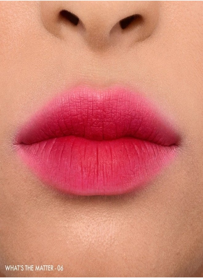 Sephora Collection Soft Matte & Easy - Smooth Matte Lip Color 6 What's The Matter - fuchsia pink (4.5ml)