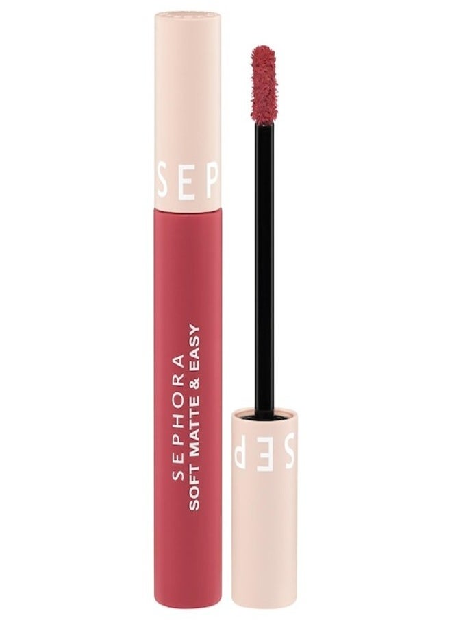 Sephora Collection Soft Matte & Easy - Smooth Matte Lip Color 5 Nevermind - strawberry pink (4.5ml)