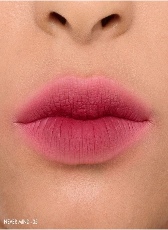 Sephora Collection Soft Matte & Easy - Smooth Matte Lip Color 5 Nevermind - strawberry pink (4.5ml)