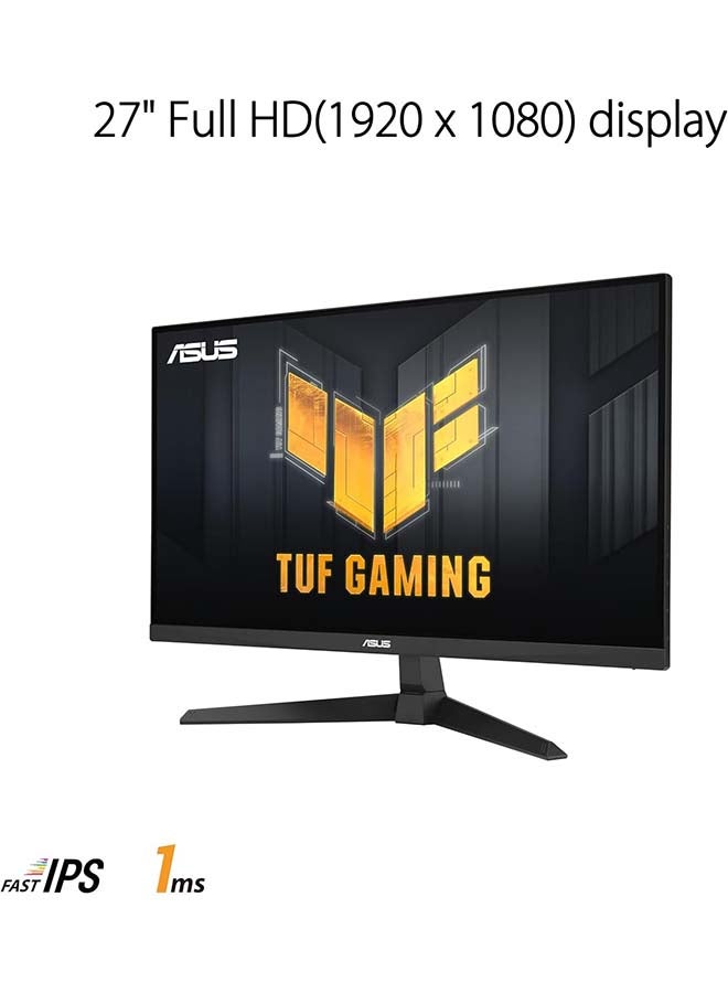 TUF Gaming VG279Q3A Gaming Monitor – 27-inch, Full HD(1920x1080), 180Hz, Fast IPS, ELMB Sync, 1ms (GTG), FreeSync Premium™, G-Sync compatible, Variable Overdrive, 99% sRGB Black