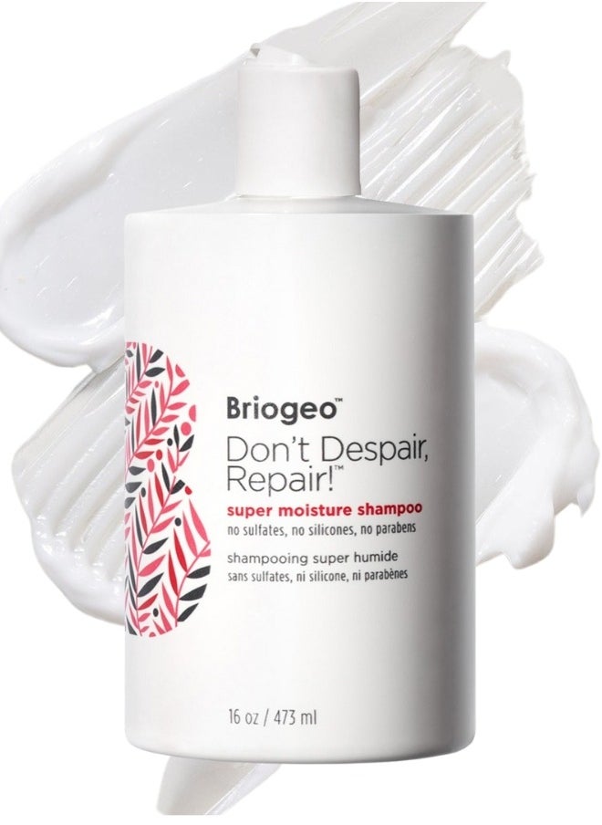 BRIOGEO Don’t Despair, Repair!™ Super Moisture Shampoo for Damaged Hair - 473ml