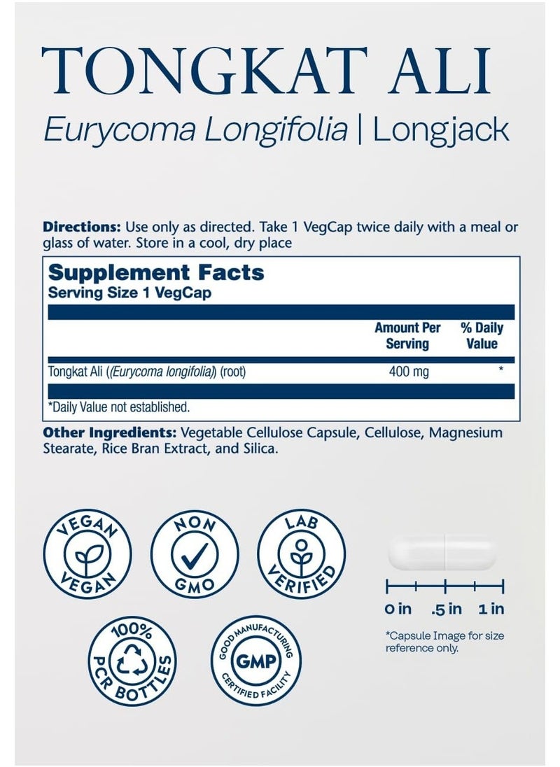 True Herbs Tongkat Ali, 400 mg - 180 Vegcaps