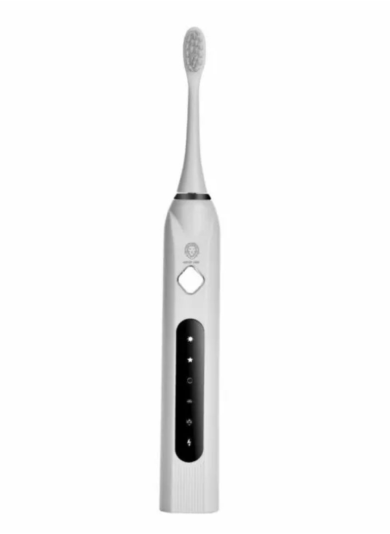 Electric Toothbrush Gen-2 with 5 Modes & 4 Brush Heads, Suitable for Sensitive & Color Teeth, Standard Whitening, Intelligent Timing, Slim Design, IPX7 Waterproof - White