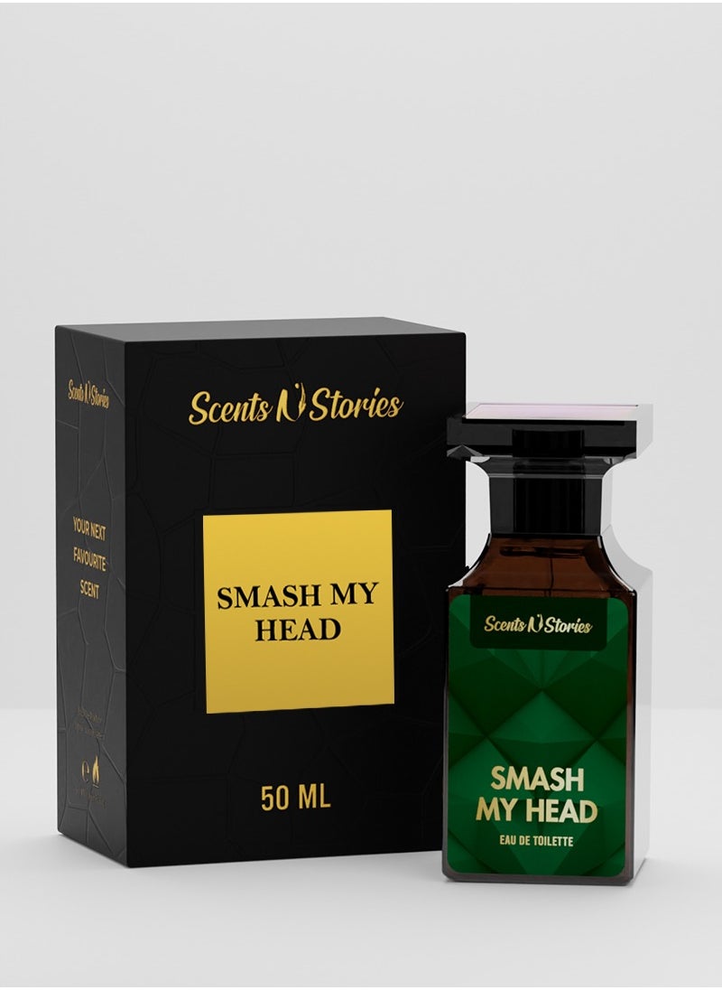 | Smash My Head EDP | Long Lasting Perfume for Men | High Concentration Perfume | 50ML
