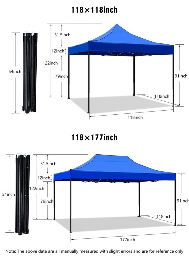 Durable Canopy Tent-Pop Up Instant Shelter Sun Protection Shade for Outdoor Camping For Picnics, Business & Promotional Events 3x3 meters