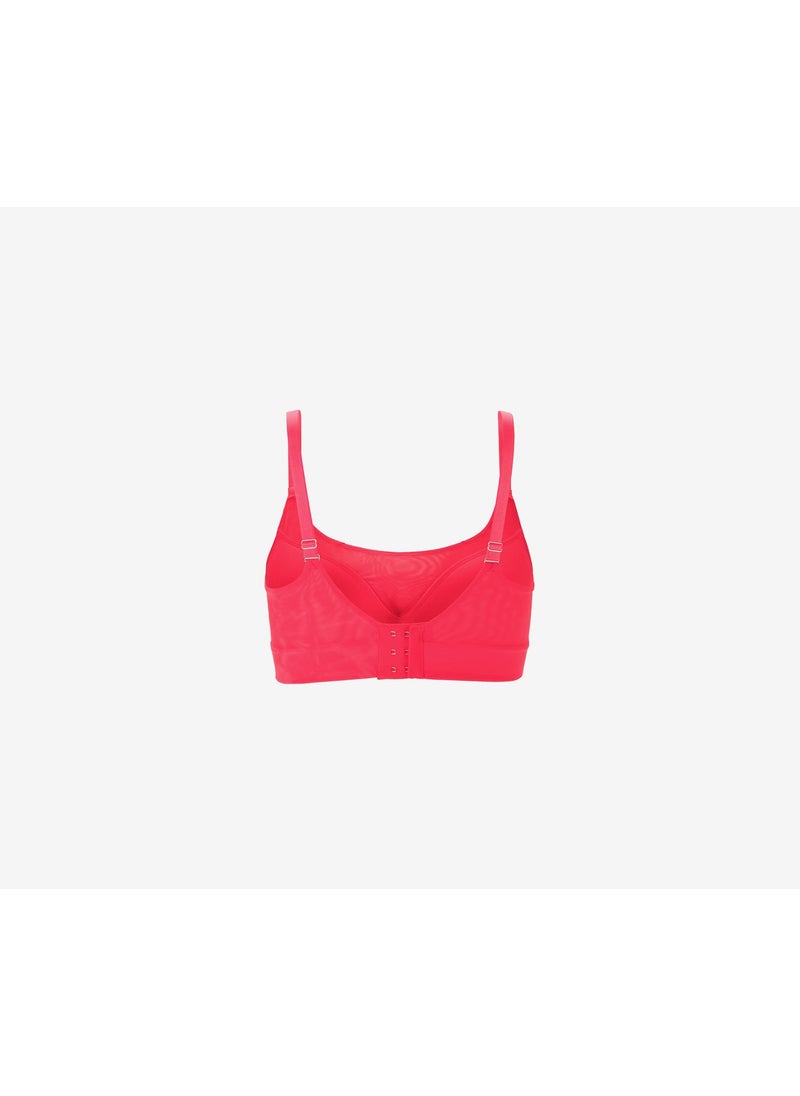 Women Plain Sports Bra, Light Red