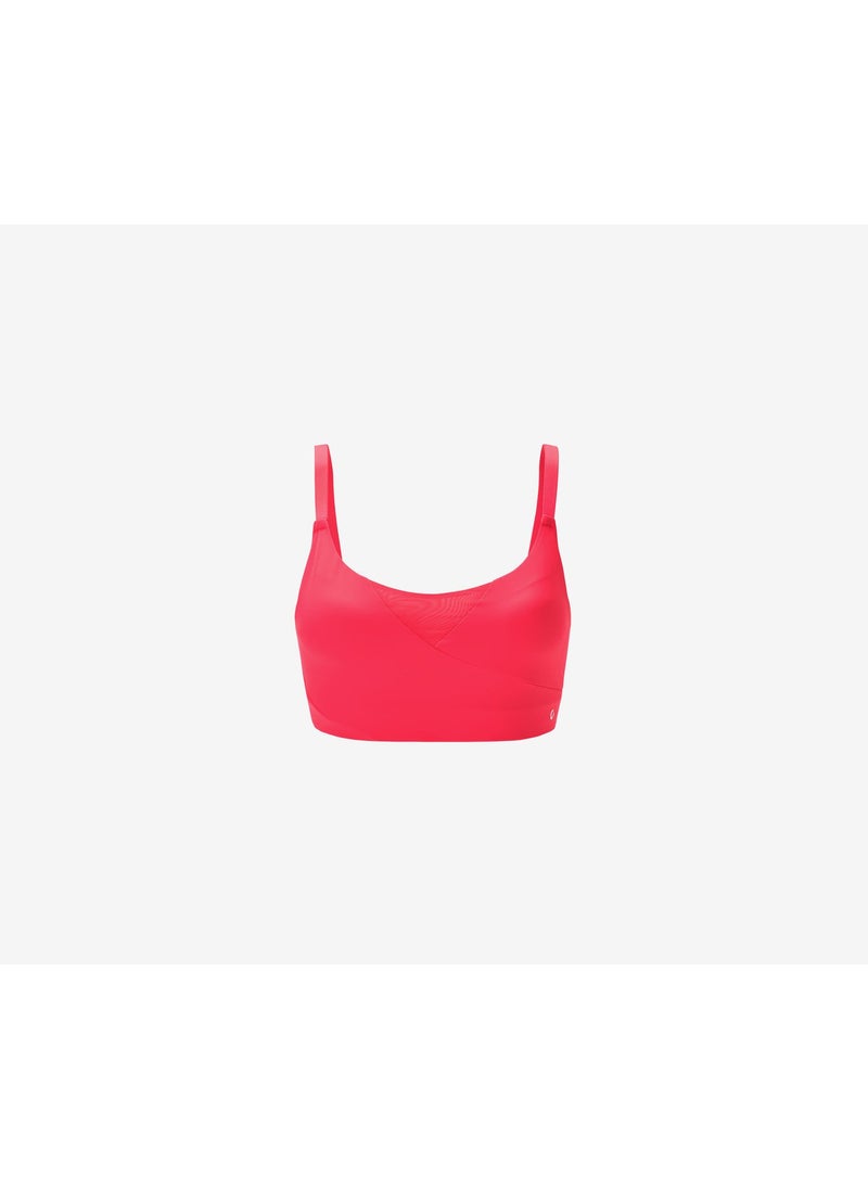 Women Plain Sports Bra, Light Red