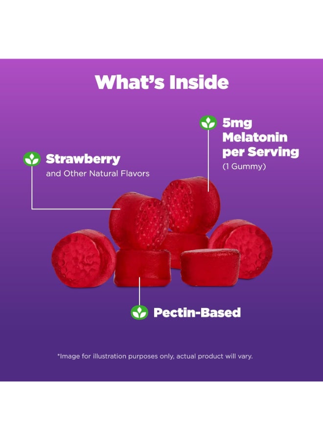 Melatonin Sleep, Strawberry, 5 Mg - 90 Gummies Packaging May Vary