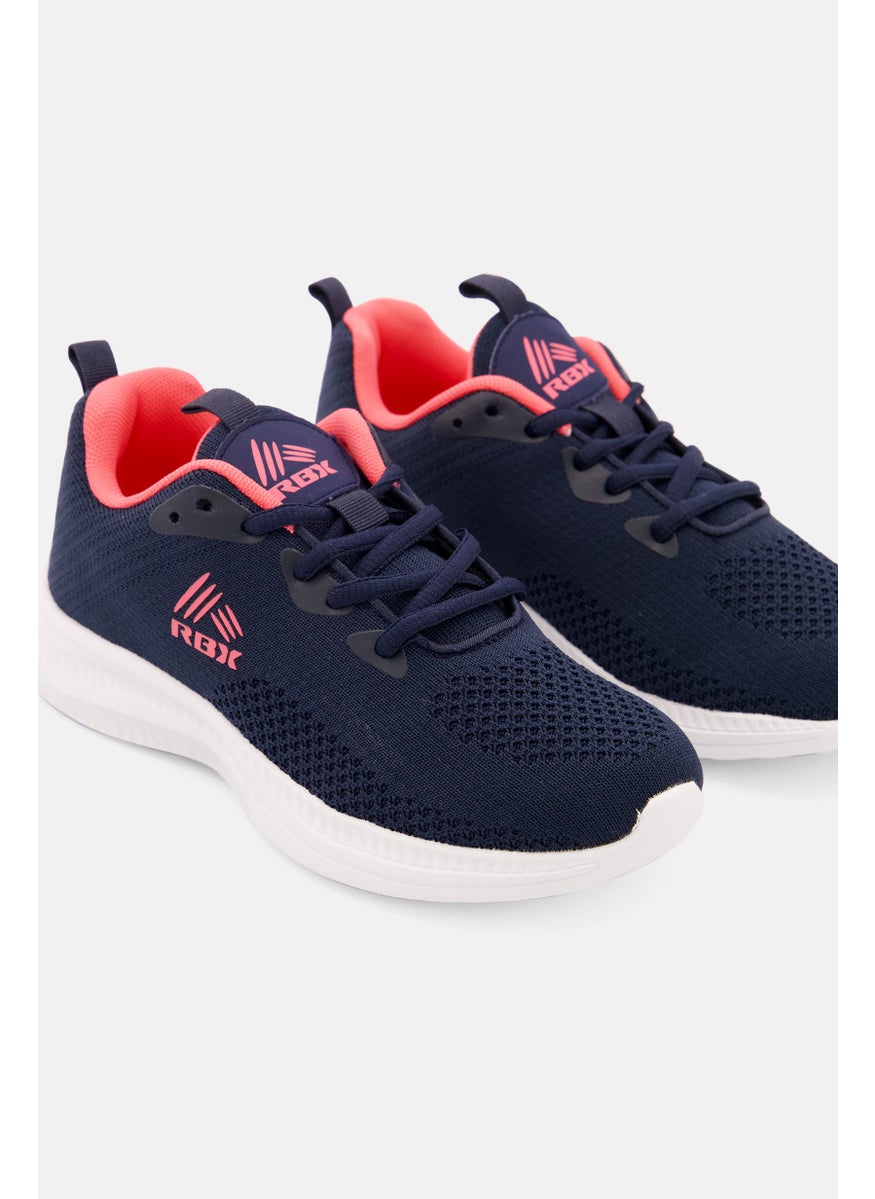 Women Jenson Lace Up Training Sports Shoes, Navy/Pink