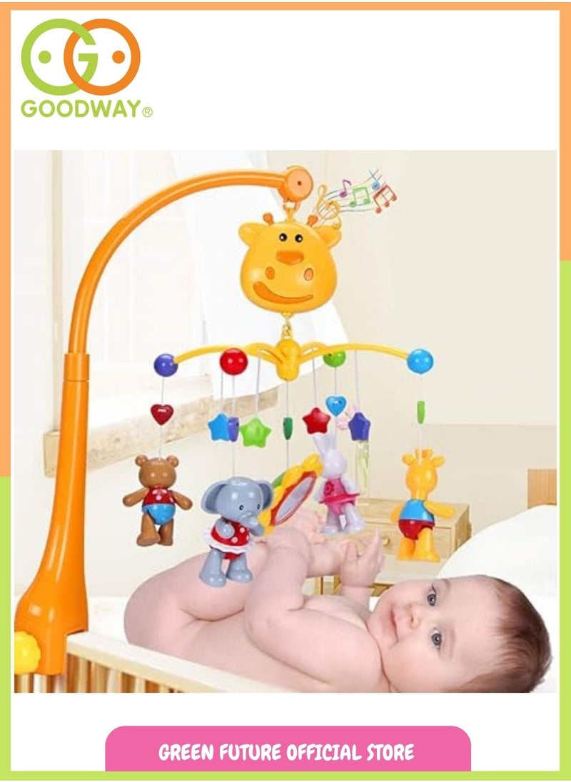 Musical Bed Mobile with Hanging Toys, Baby Cot Mobile, Infant Mobile, Music Bed Bell, and Bedside Crib Mobile - Perfect for Baby’s Nursery