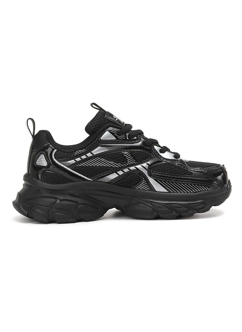 Sky View Boys Girls Shoes Kids Sneakers Tennis Running Shoes Lace-up Unisex Lightweight Breathable Walking Shoes High Quality Glossy Material Fashin Sports Shoes For Children's