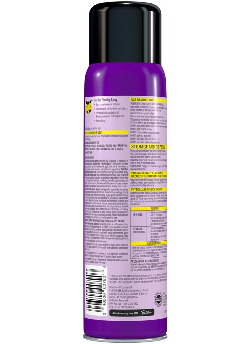 Bed Bug Foaming Spray, 16.5 oz