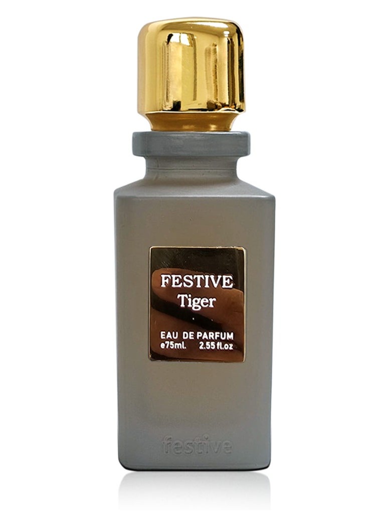Eau De Perfume, Premium Quality Tiger Fragrance UNISEX, for both Men and Women 75ml With Premium Gift Box. Tiger by Festive