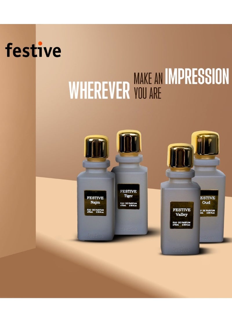 Eau De Perfume, Premim Quality Imperial Valley Fragrance UNISEX, for both Men and Women 75ml With Premium Box.Valley by Festive