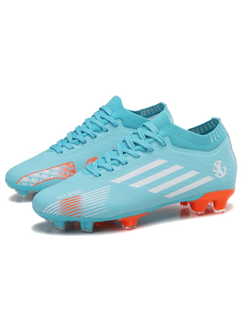 SKY WING Soccer Shoes For Men and Women Cleats Professional Low Top Breathable Training Football Shoes Unisex Indoor Outdoor Sneakers